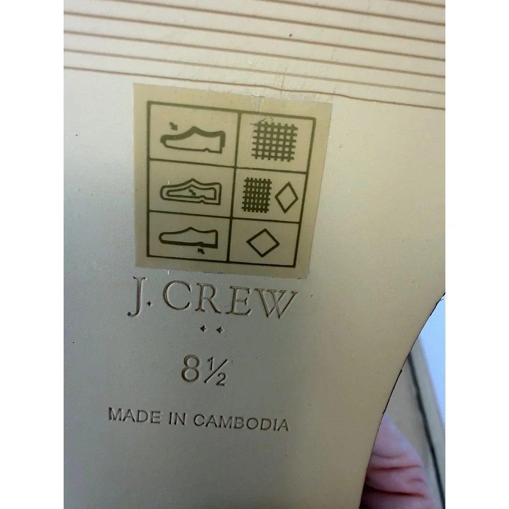 J.Crew Sueded Knee-High Boots Chocolate Brown Stretch Minimalist 8.5 NEW